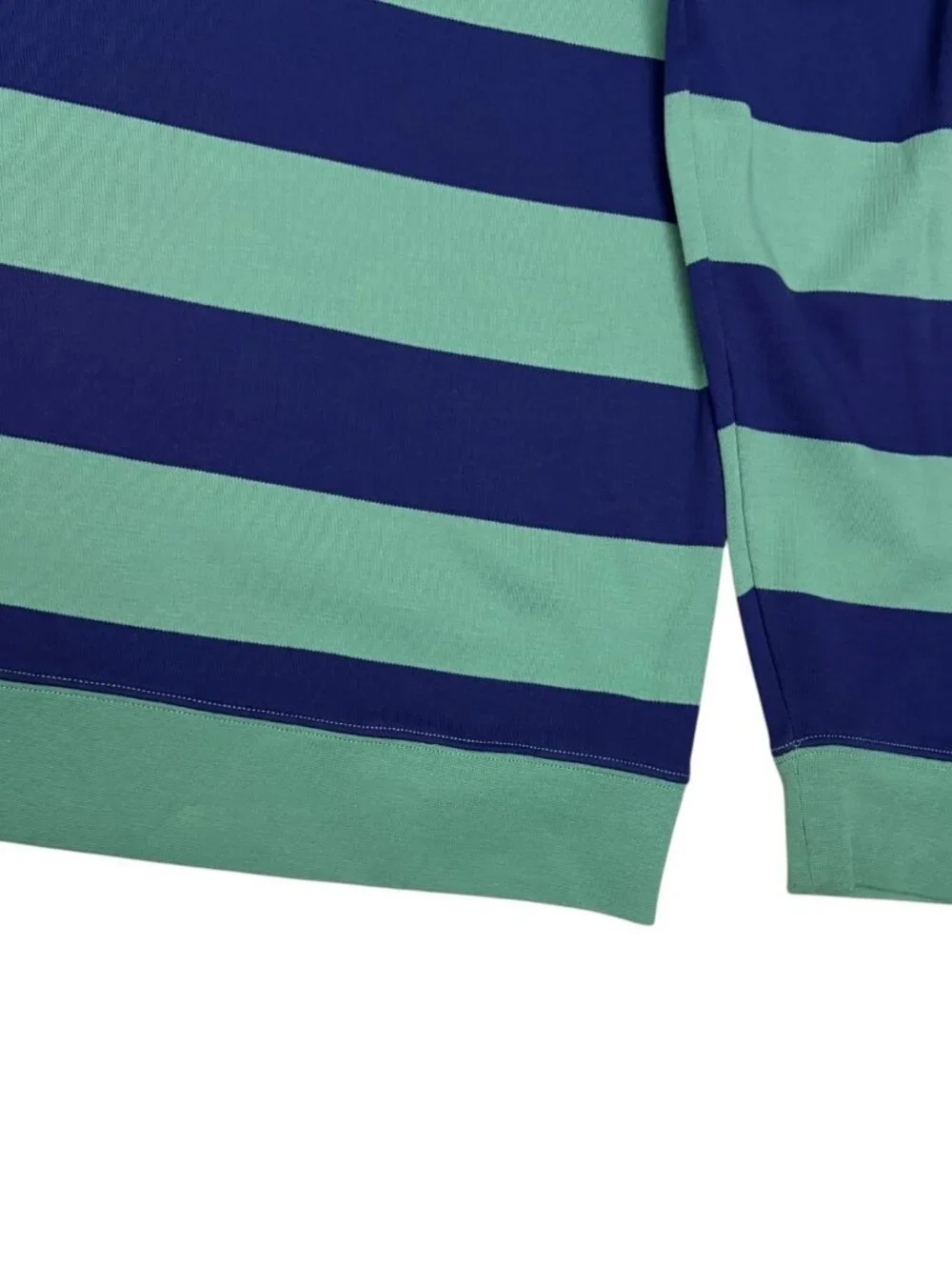 VINEYARD VINES Striped Quarter Zip Sweater GOLF Shacket Business Casual Large